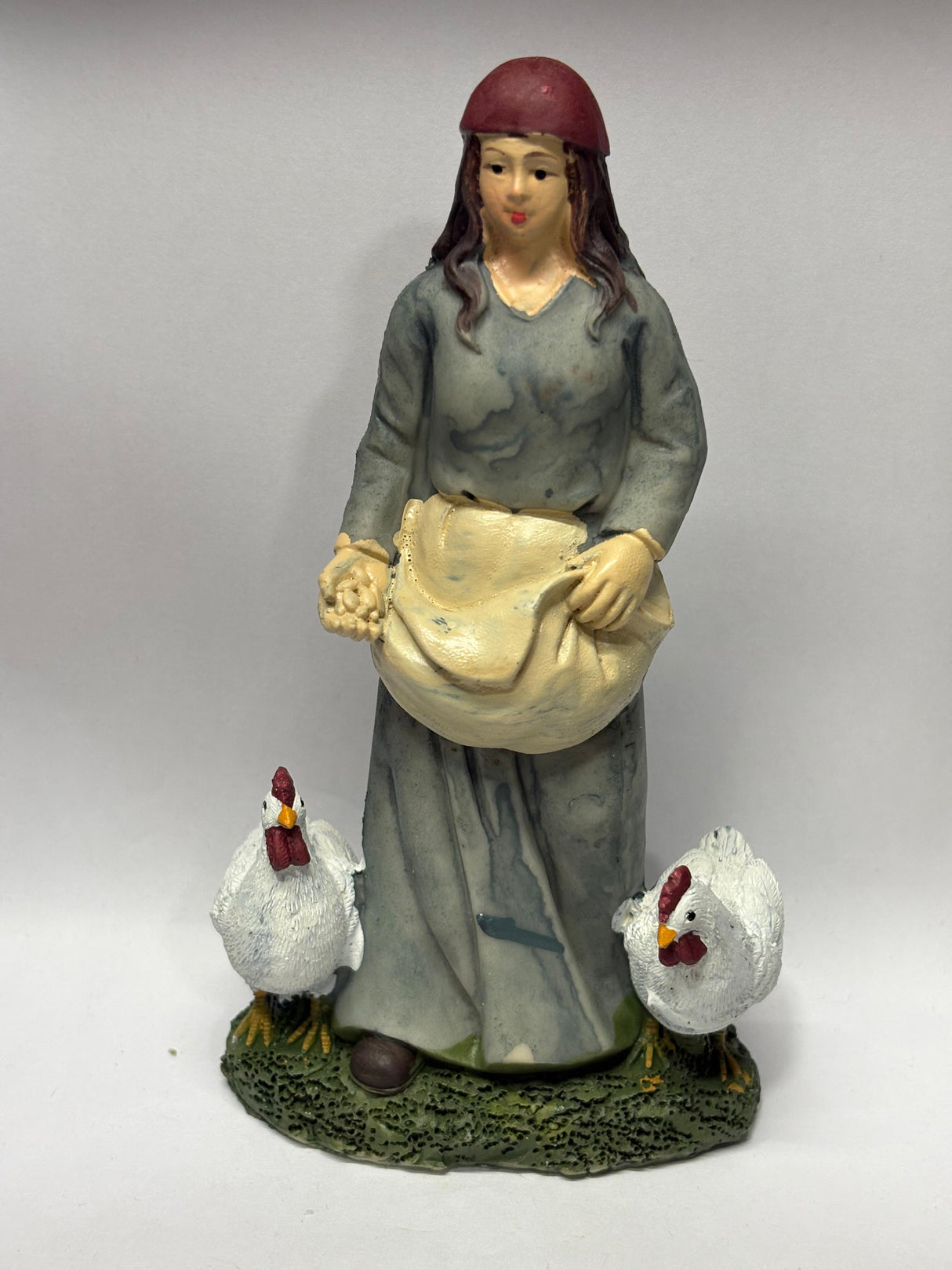 CONTADINA CON GALLINE CM 16