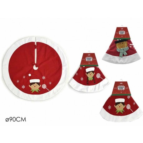 COPRIBASE ALBERO CON PERSONAGGI NATALIZI