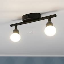 LAMPADA DA SOFFITTO NERO