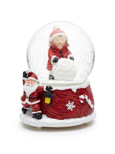 CARILLON BAMBINA CHE GIOCA CON LA NEVE