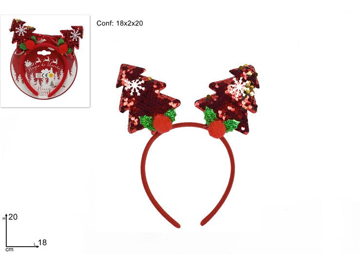 CERCHIETTO NATALIZIO CON ALBERO