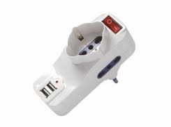 ADATTATORE CON SPINA GIREVOLE