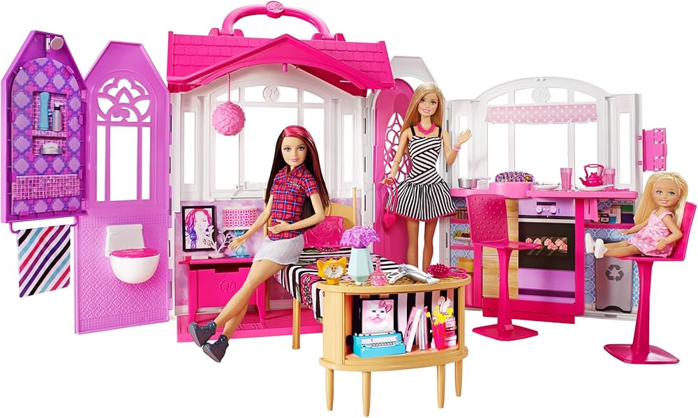 BARBIE CASA GLAM TRASPORTABILE