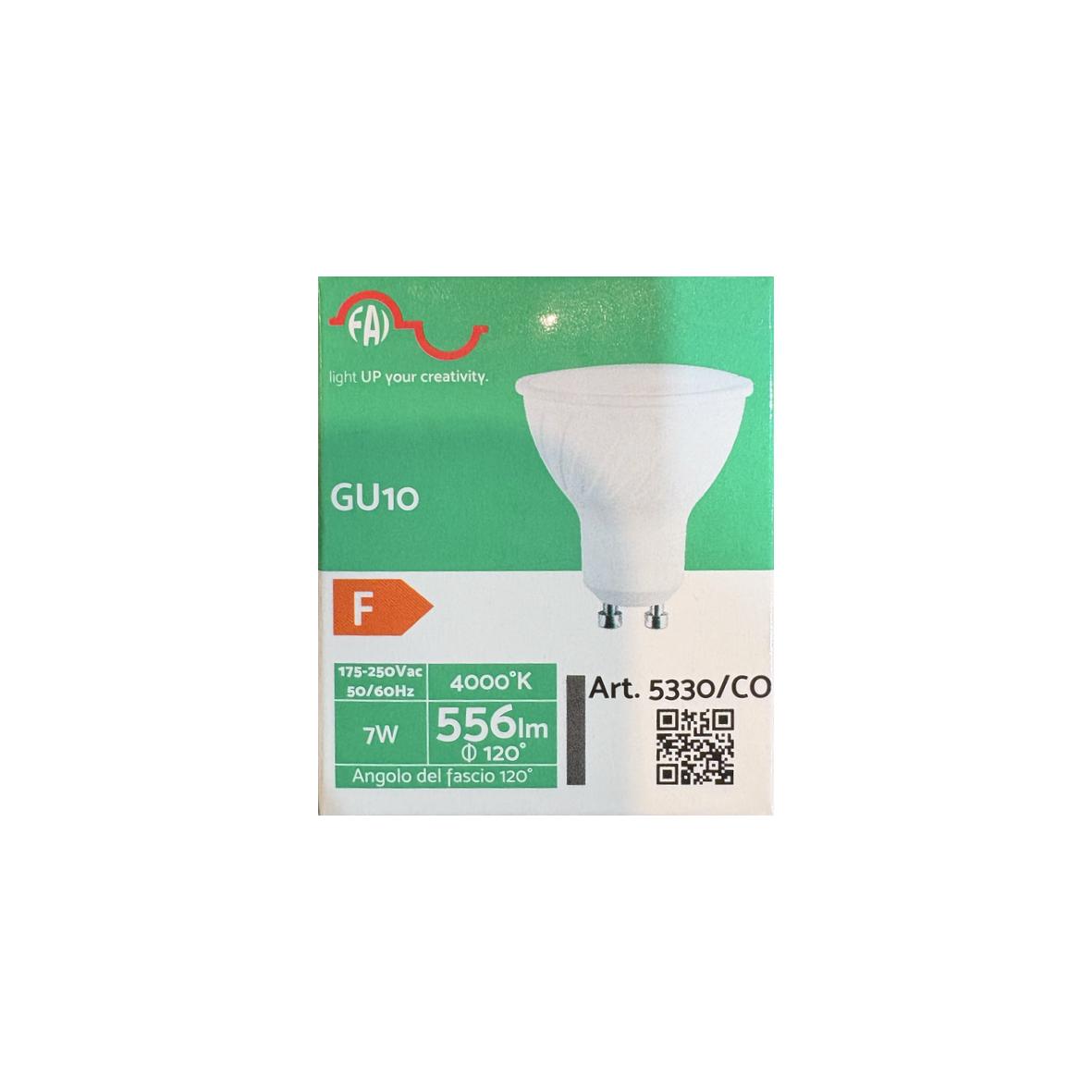 LAMPADINA A FARETTO LED GU10 7W