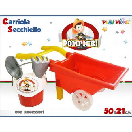 SET CARRIOLA + SECCHIELLO POMPIERI
