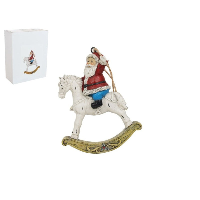 APPENDINO BABBO NATALE SU CAVALLO A DONDOLO