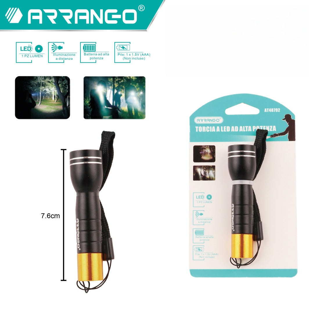 PICCOLA TORCIA A LED AD ALTA POTENZA