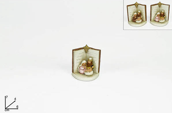 NATIVITÀ IN LIBRO 7CM