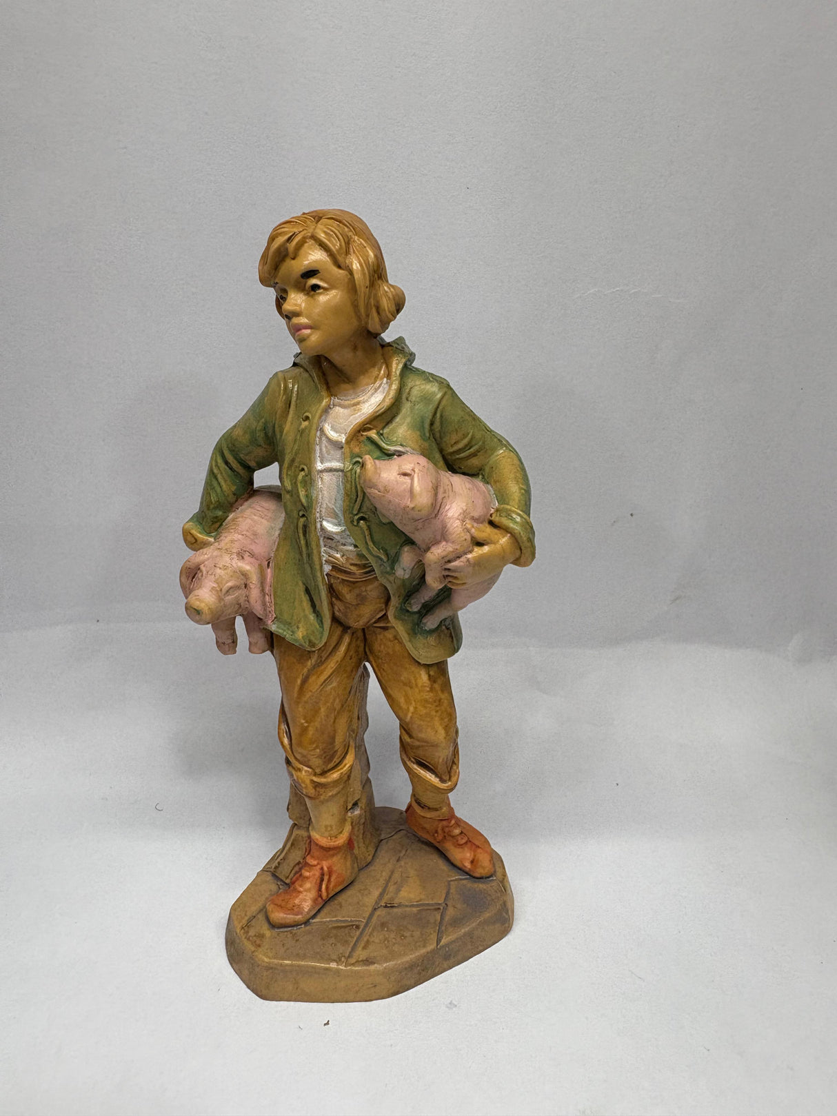 PASTORE CON 2 MAIALI CM 10