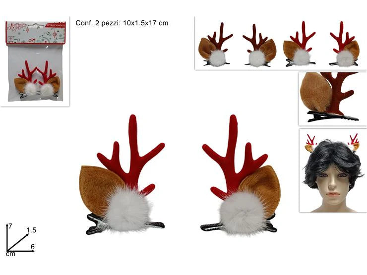 PINZETTA PER CAPELLI NATALIZIA