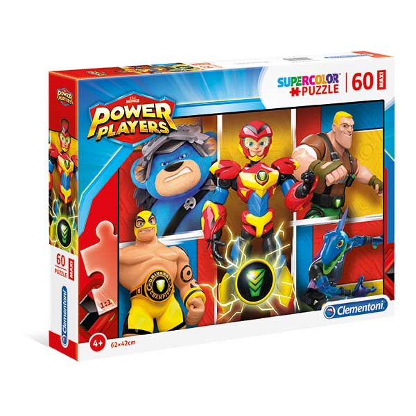 POWER PLAYERS PUZZLE 60 PZ MAXI