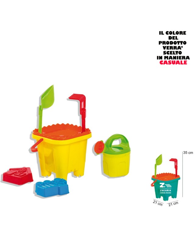 SET SECCHIELLO MARE + ACCESSORI