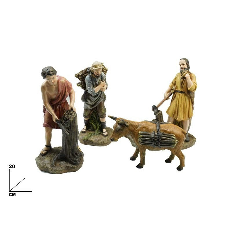 SET BOSCAIOLI CON BUE 4 PZ CM 20