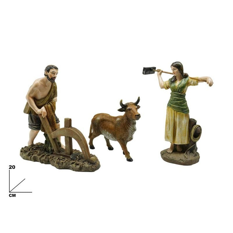 SET LAVORATORI CON BUE 3 PZ CM 20