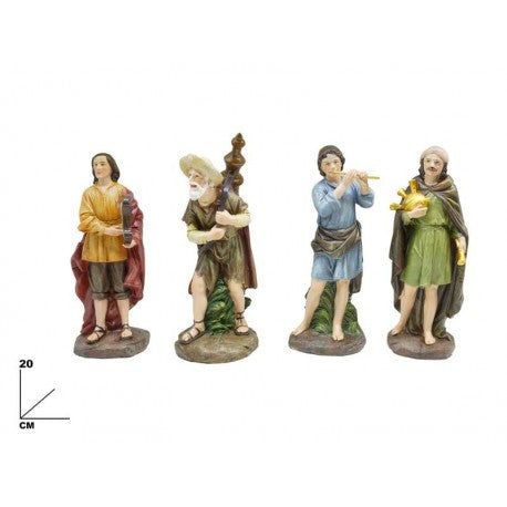 SET UOMINI CHE SUONANO 4 PZ CM 20