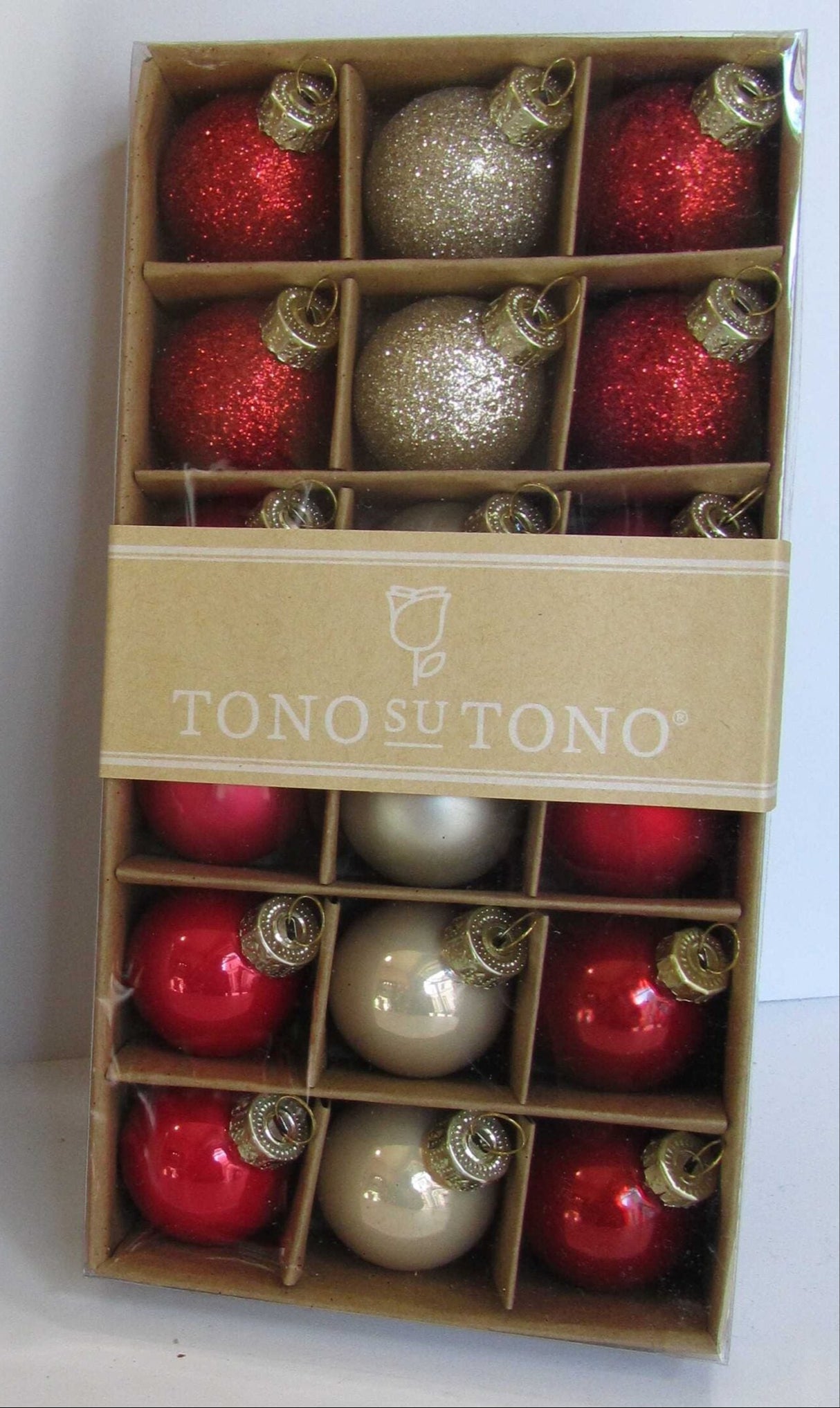 SFERETTE ORO E ROSSE