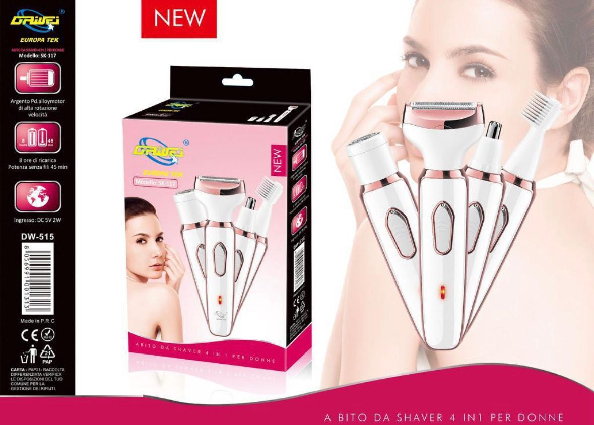 TAGLIA PELI 4 IN 1 DONNA
