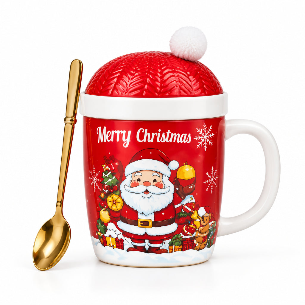 KIT TAZZA CON COPERCHIO E CUCCHIAINO