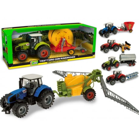 TRATTORE CON RIMORCHIO