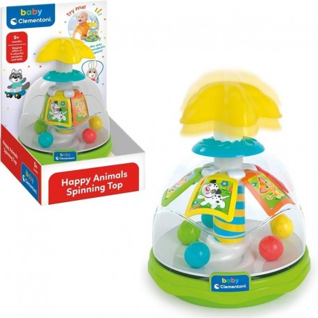 HAPPY ANIMALS SPINNING TOP