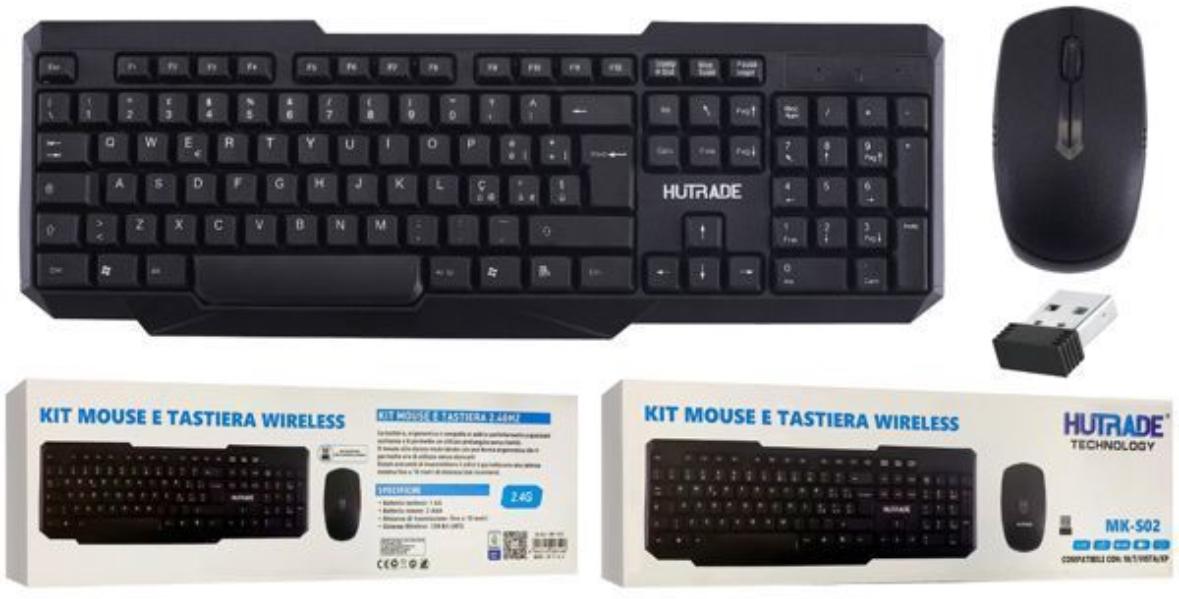KIT MOUSE E TASTIERA WIRELESS