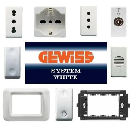 SERIE GEWISS TOP SYSTEM WHITE
