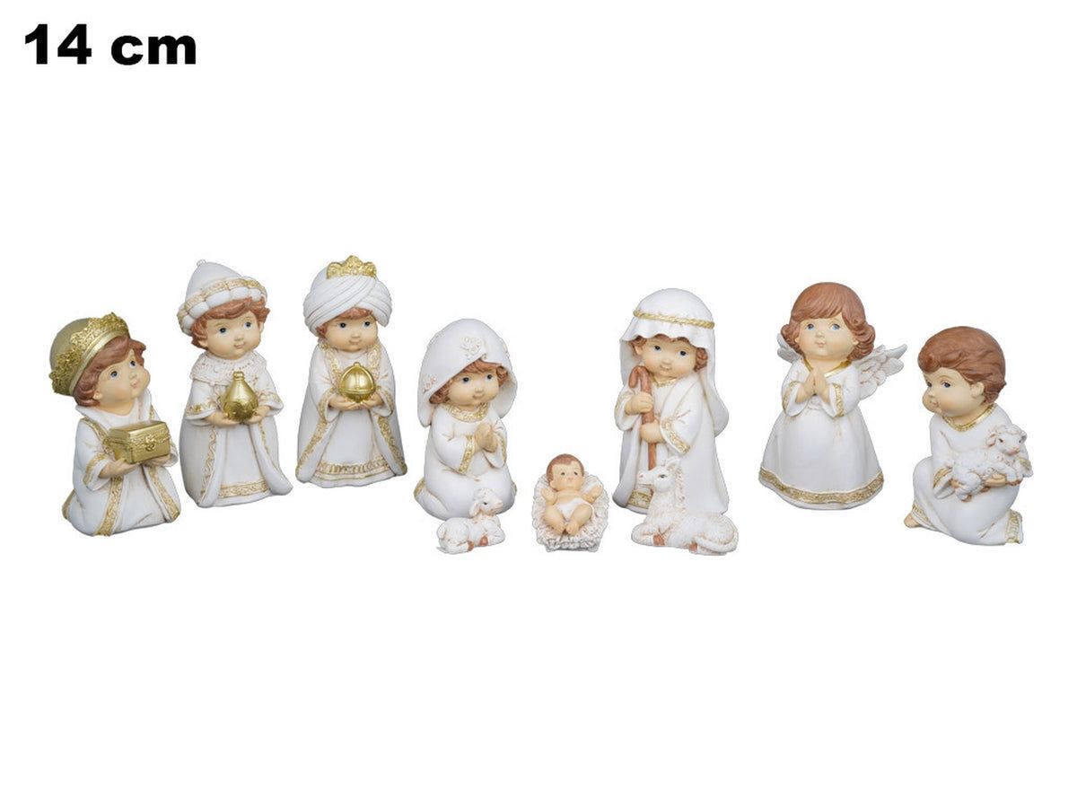 NATIVITÀ 10 PZ CM 14