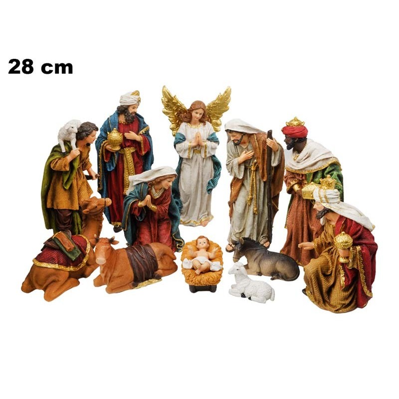 NATIVITÀ 12 PZ CM 28