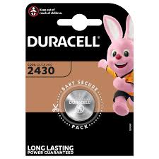 BATTERIA "CR 2430" DURACELL
