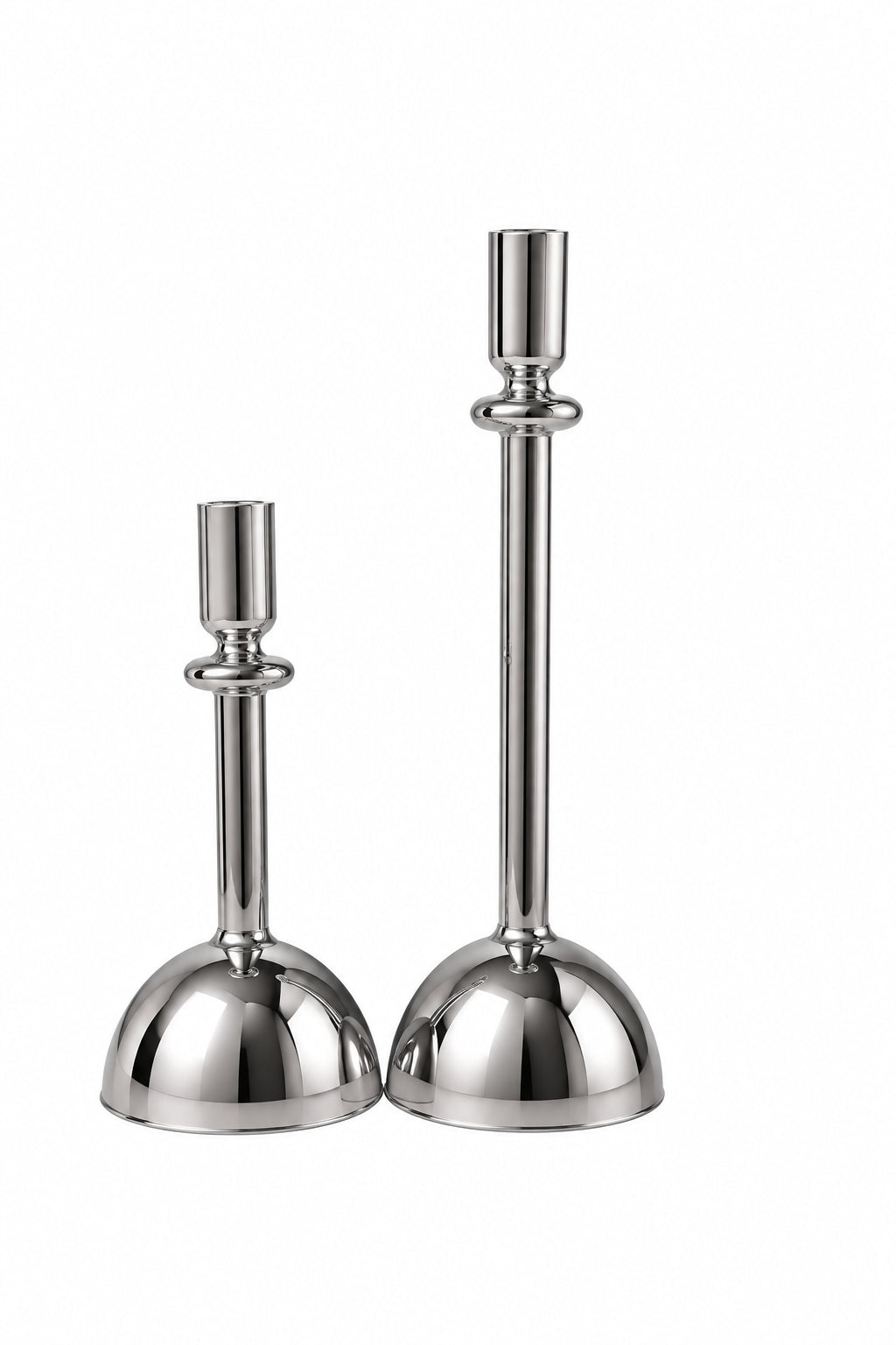 CANDELIERE IN VETRO SILVER SEMPLICE
