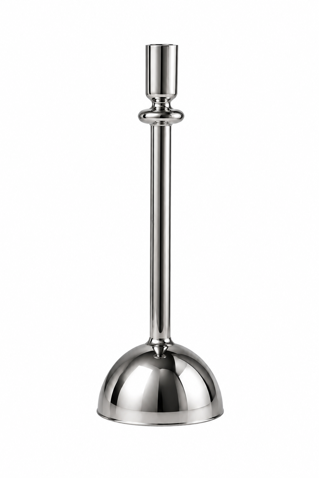 CANDELIERE IN VETRO SILVER SEMPLICE