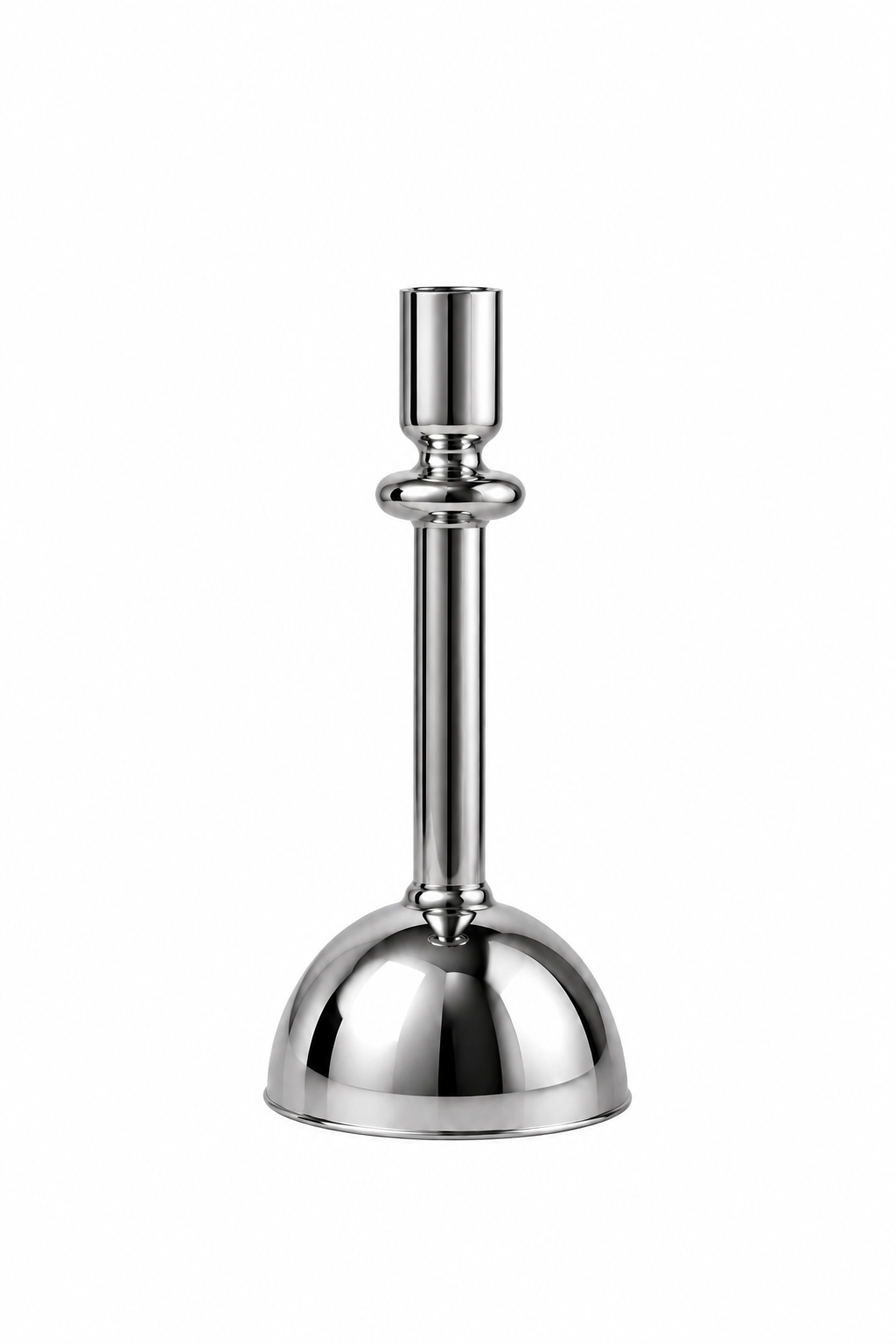 CANDELIERE IN VETRO SILVER SEMPLICE