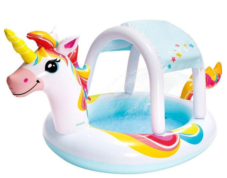 PISCINA UNICORNO CON SPRUZZO