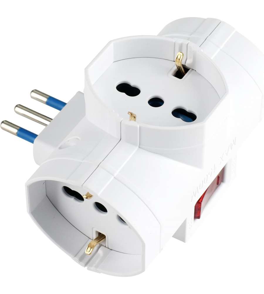 TRIPLA SCHUKO SALVASPAZIO 10A