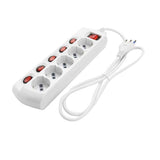MULTIPRESA CON INTERRUTTORE CONTROLLABILLE SINGOLARMENTE