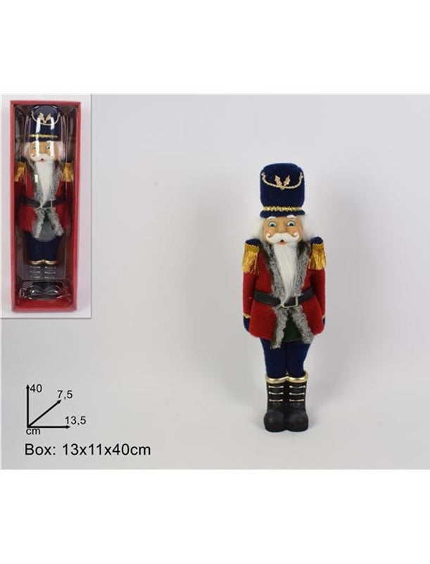 BABBO NATALE SCHIACCIANOCI 40 CM