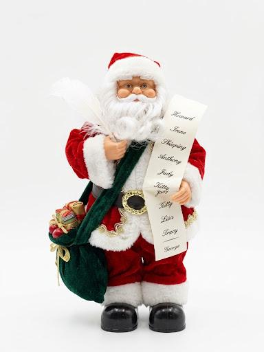 BABBO NATALE CON MOVIMENTO E SUONI 33CM