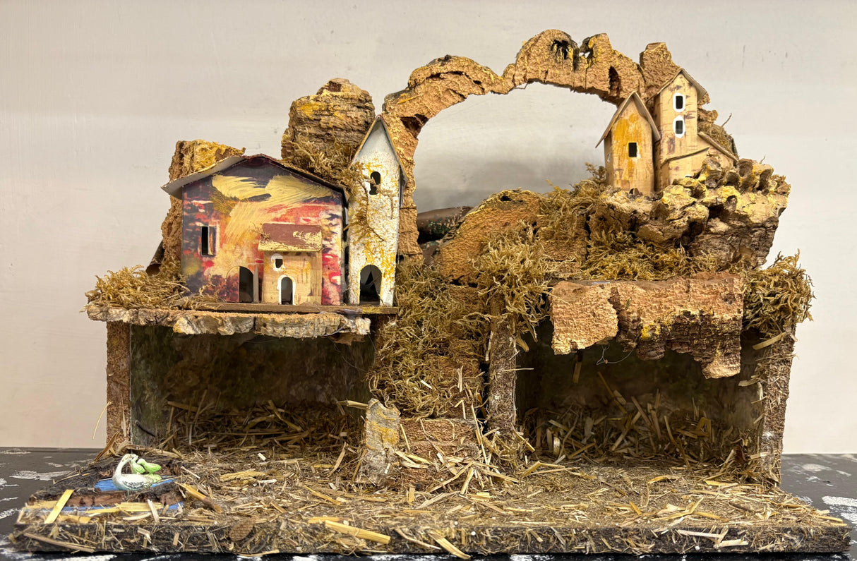 PAESAGGIO LUMINOSO CON CAPANNA PS 103