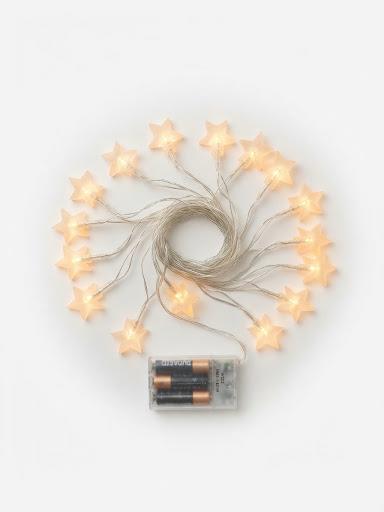 20 LED A BATTERIA CON STELLE