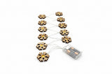 SERIE 10 LED IN LEGNO