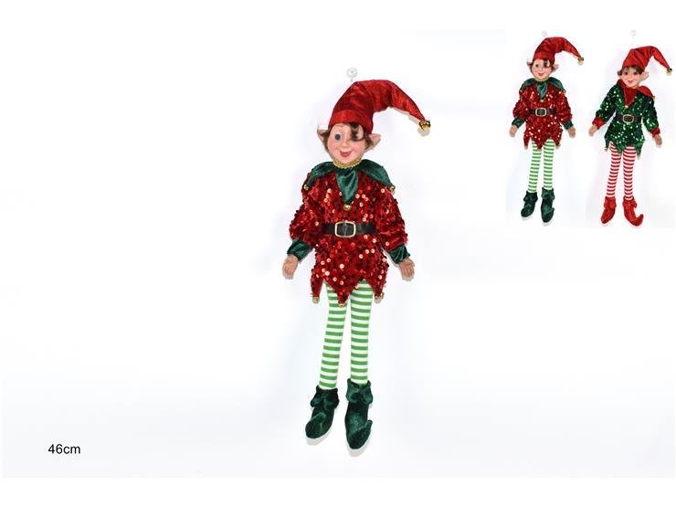 ELFO CON VESTITO IN PAILLETTES