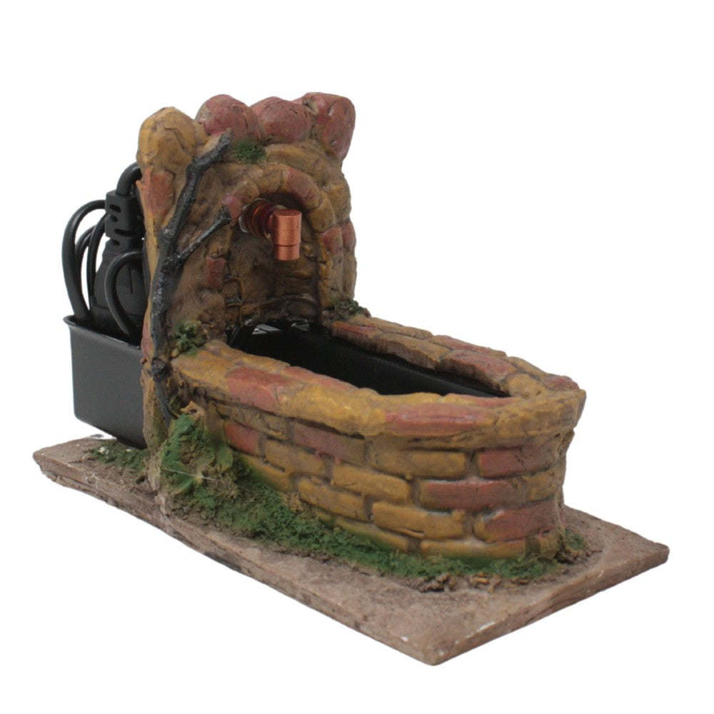 FONTANA PRESEPE FUNZIONANTE IN RESINA