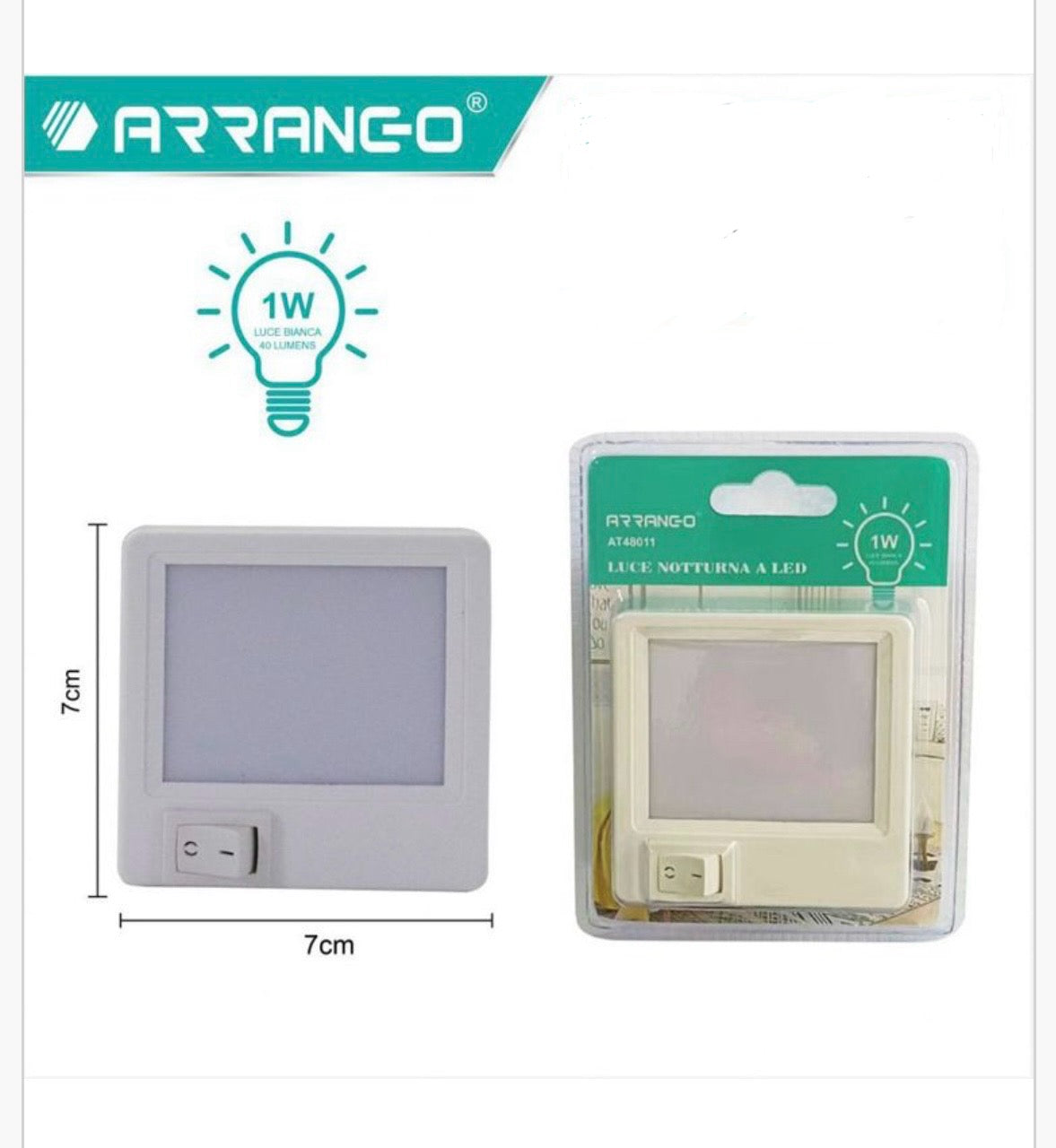 LUCE NOTTURNA A LED