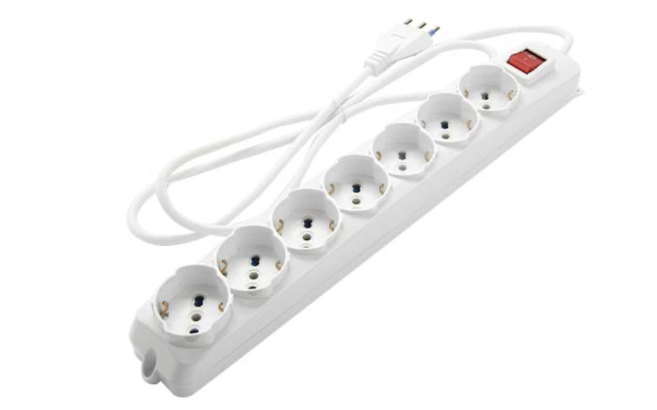 MULTIPRESA 7 POSTI C/INTETTUTTORE