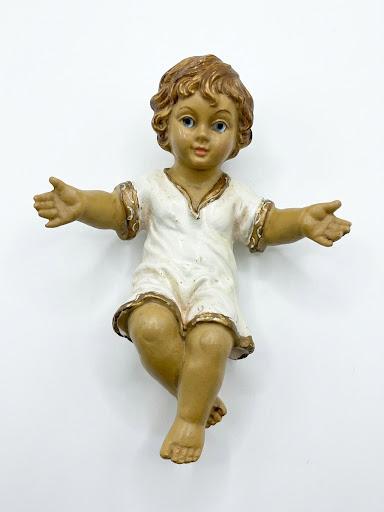 GESÚ BAMBINO CON OCCHI IN VETRO