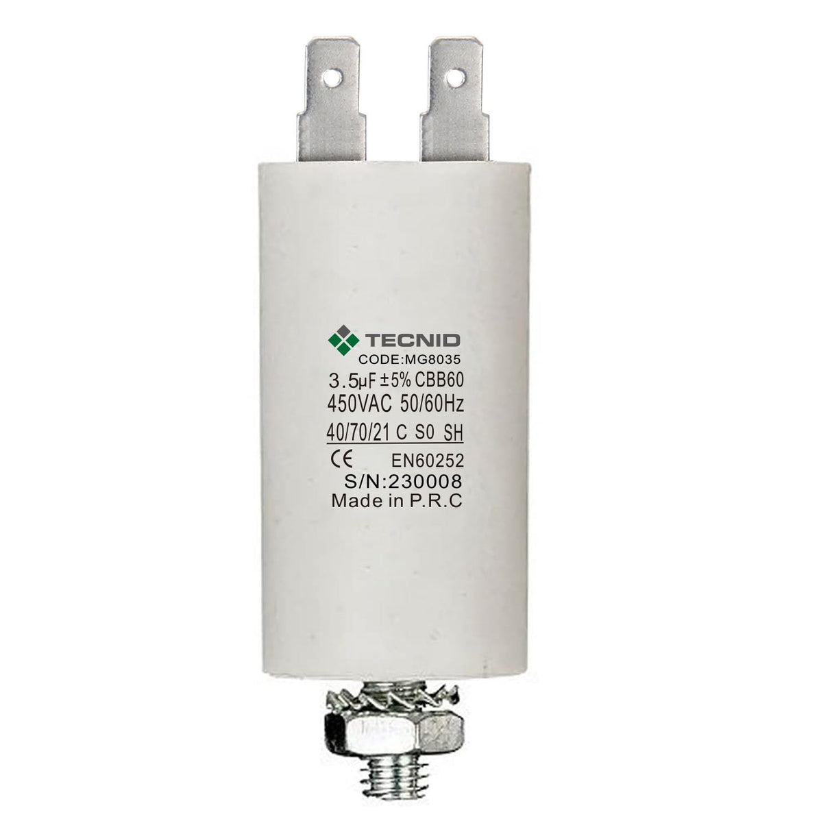 CONDENSATORE AC PER MOTORE ELETTRICO