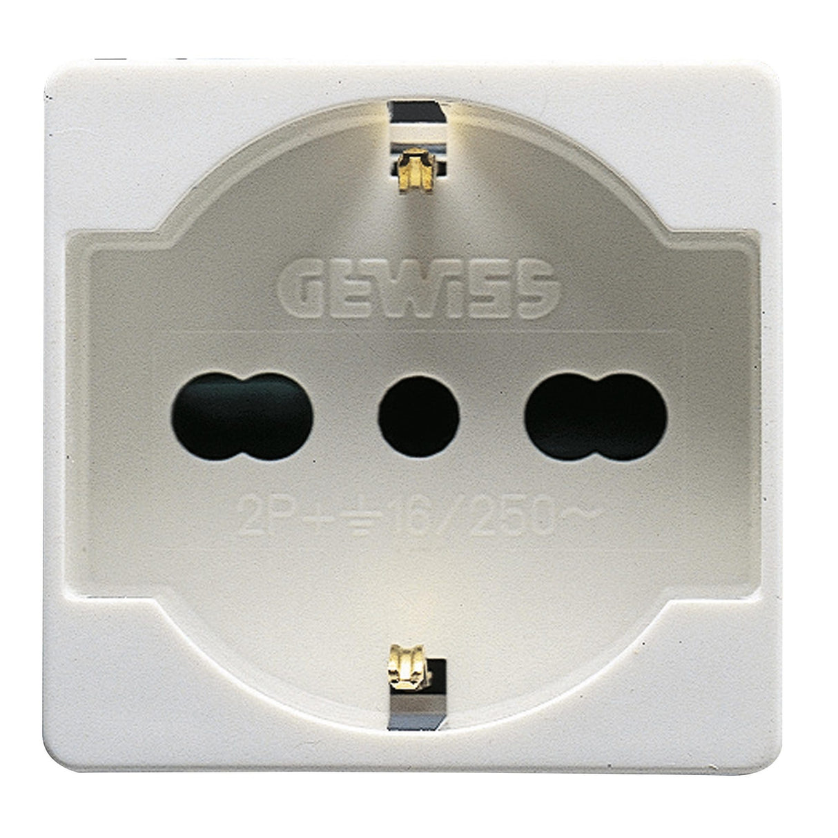 PRESA SCHUKO GEWISS TOP SYSTEM WHITE