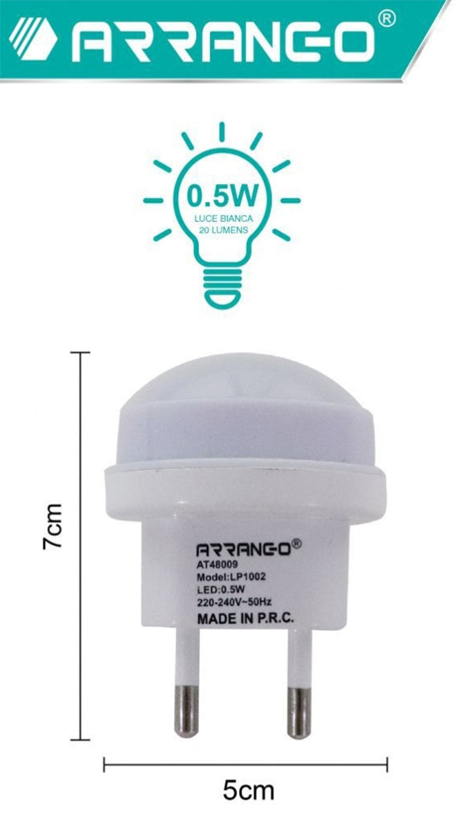LUCE NOTTURNA A LED