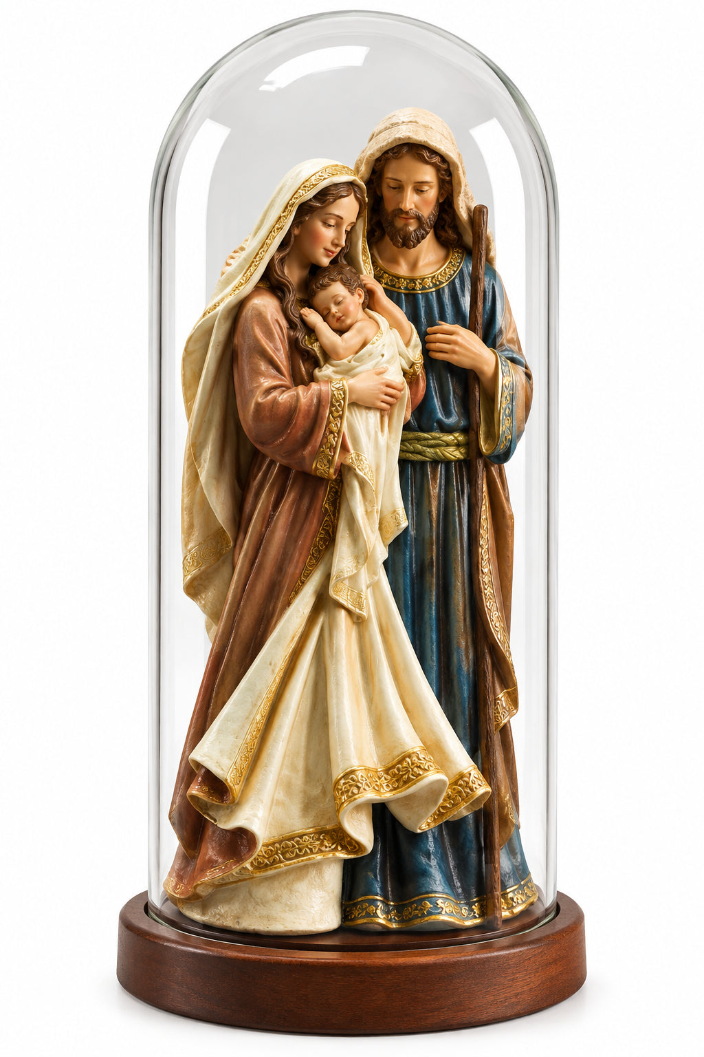 NATIVITÀ IN CAMPANA DI VETRO