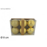 BOX SFERE  ORO LUCIDE/ GLITTER/ PERLATE